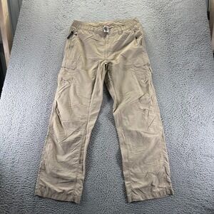 The North Face Pants Mens M Beige Nylon Windbreaker Straight Workwear Utility